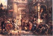 Jan Matejko Reception of the Jews A.D. 1096. Germany oil painting artist